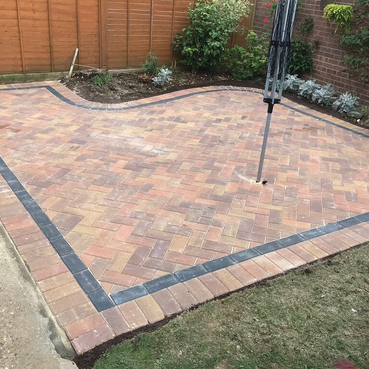 image of a finish patio project